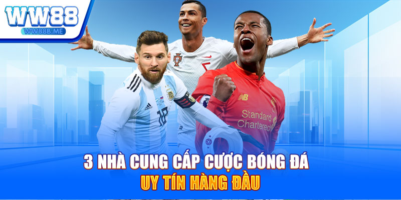 3 nhà cung cấp cược bóng đá uy tín hàng đầu
