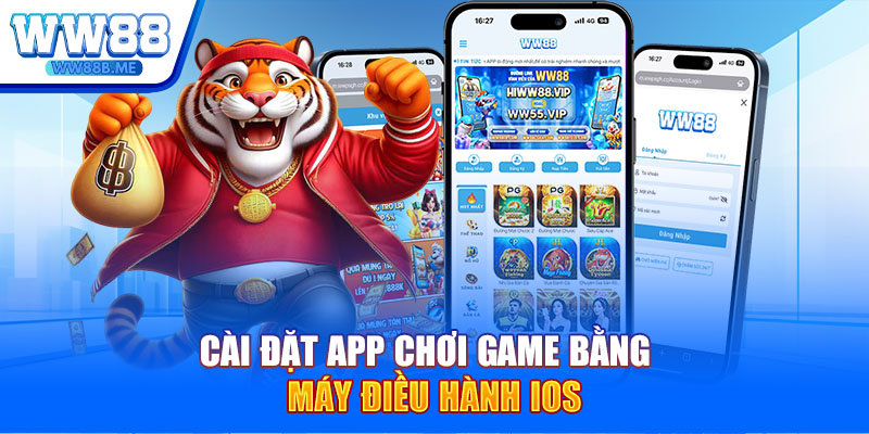 Cài đặt app chơi game bằng máy điều hành iOS