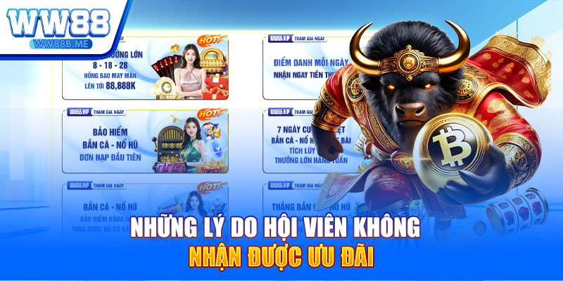Những lý do hội viên không nhận được ưu đãi